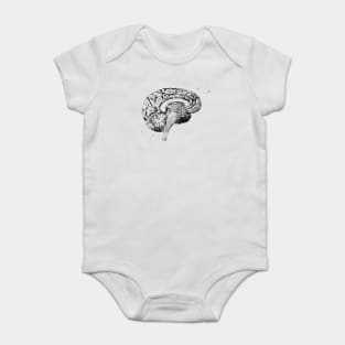 Brain anatomy Baby Bodysuit